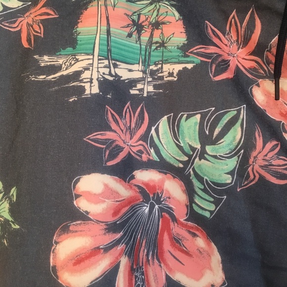 Big and Tall Tropical Swim Trunks -  2XB - Picture 8 of 8